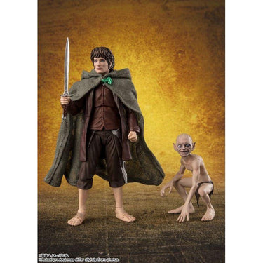 Lord of the Rings S.H. Figuarts Action Figures Frodo Baggins & Gollum - The Happy Toy Store